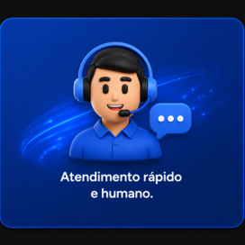 Atendimento rápido e humano