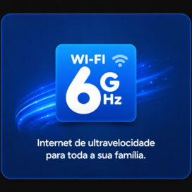 Wi-Fi 6 de alta velocidade